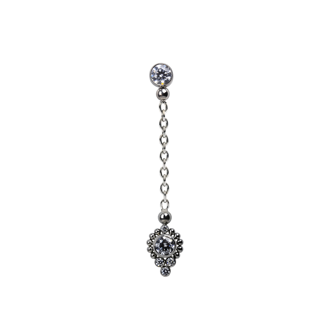 Charm Dangle Charm Bezel Top