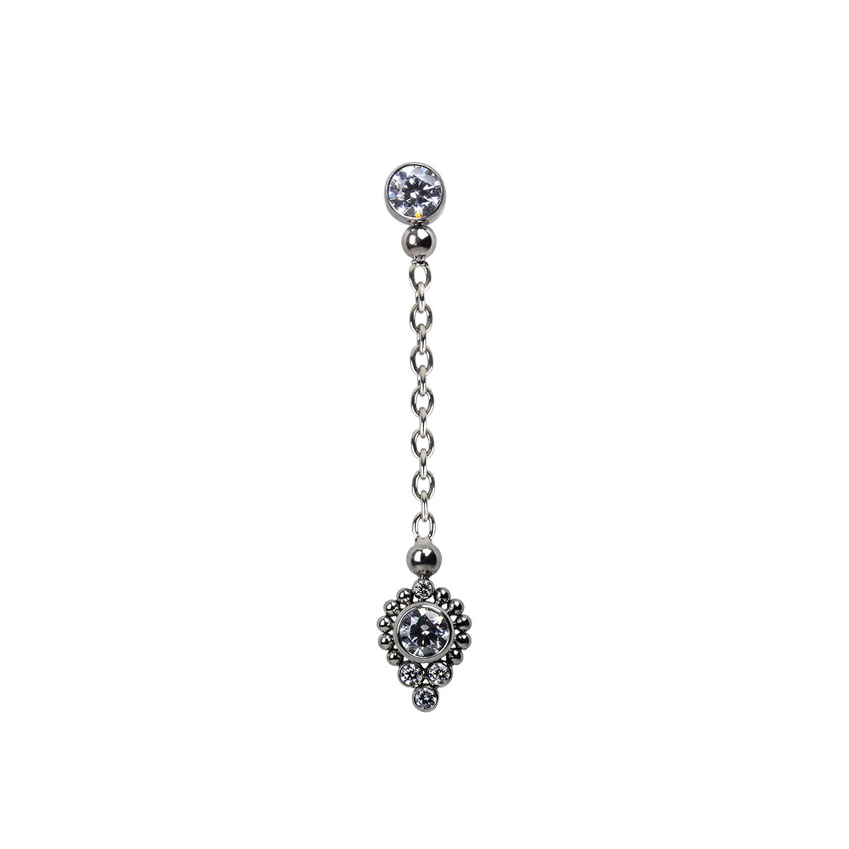 Charm Dangle Charm Bezel Top