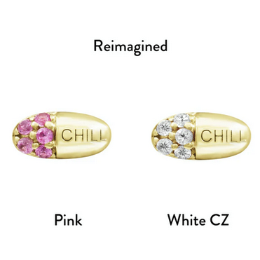 Chill Pill White CZ — Junipurr
