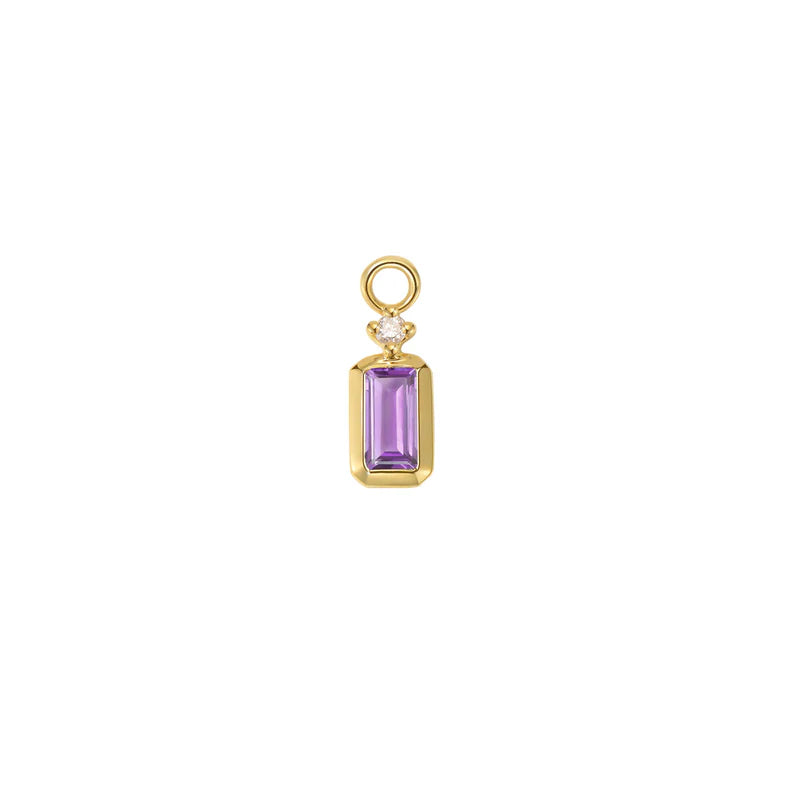 Chloe Charm Colored Gemstone — Modern Mood