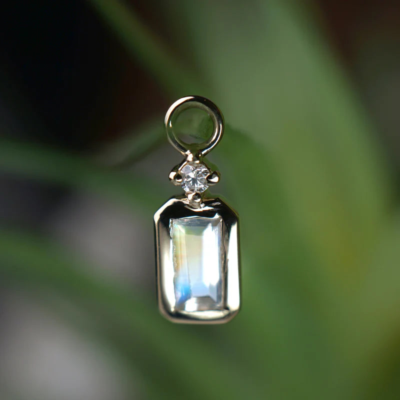 Chloe Charm Colored Gemstone — Modern Mood