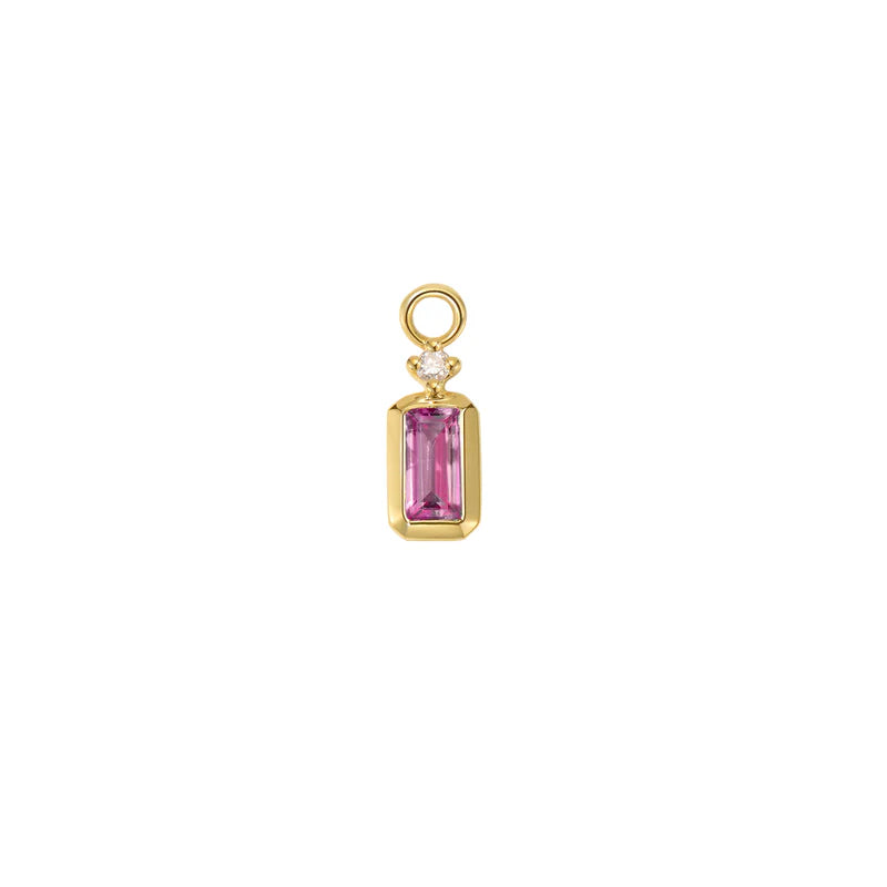 Chloe Charm Colored Gemstone — Modern Mood