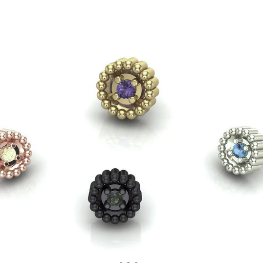 Circle Beads From Mushroom
