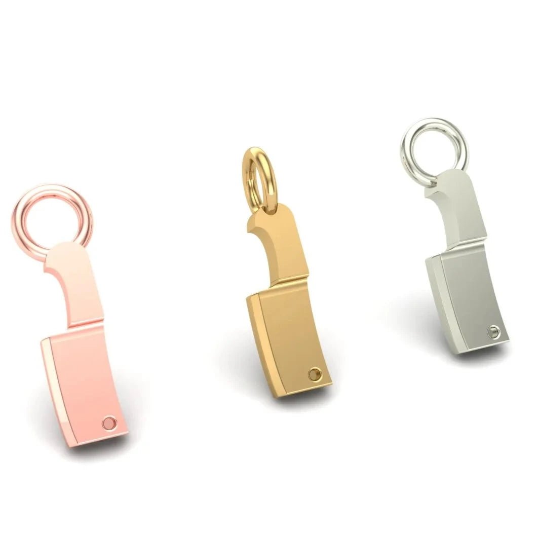 Cleaver Knife Charm from Mushroom — M.US.HROOM