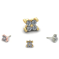 Cluster Quadrinity with Gemstone from Mushroom — M.US.HROOM