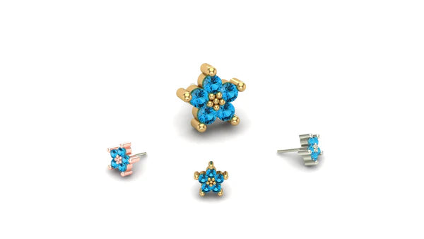 Cluster Quintipartite with Gemstone From Mushroom — M.US.HROOM