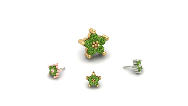 Cluster Quintipartite with Gemstone From Mushroom — M.US.HROOM