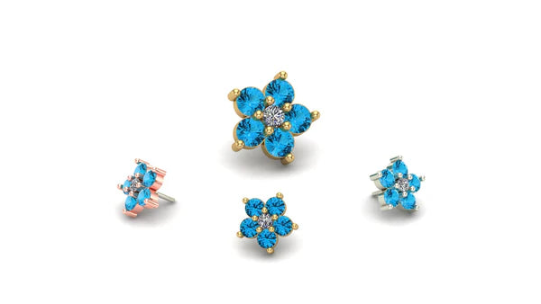 Cluster Quintipartite with Gemstone From Mushroom — M.US.HROOM