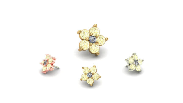 Cluster Quintipartite with Gemstone From Mushroom — M.US.HROOM