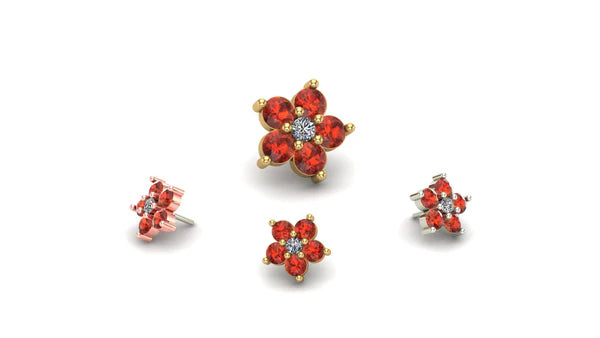 Cluster Quintipartite with Gemstone From Mushroom — M.US.HROOM