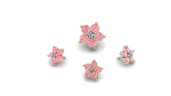 Cluster Quintipartite with Gemstone From Mushroom — M.US.HROOM
