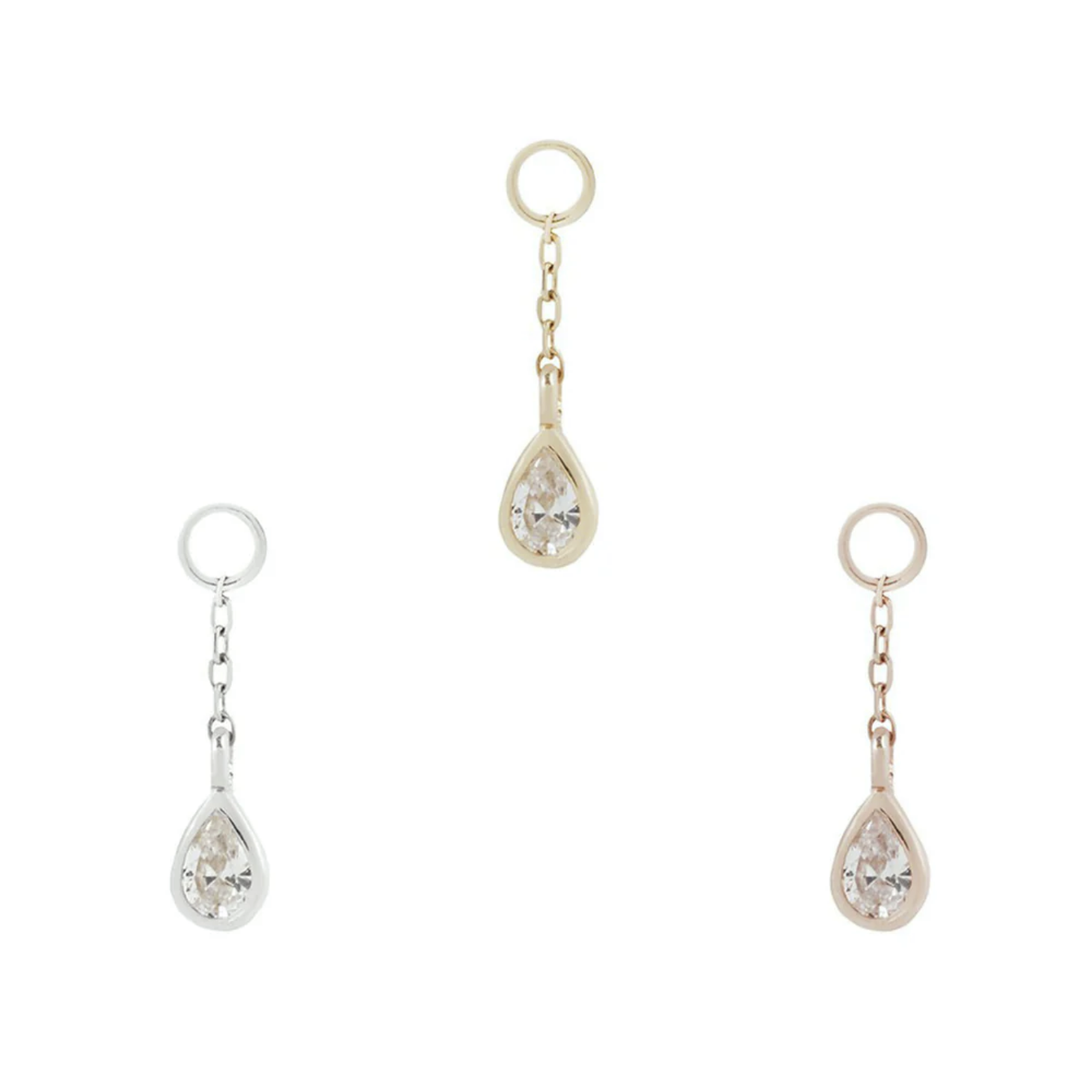 Concorde Charm with CZ and Chain From Buddha
