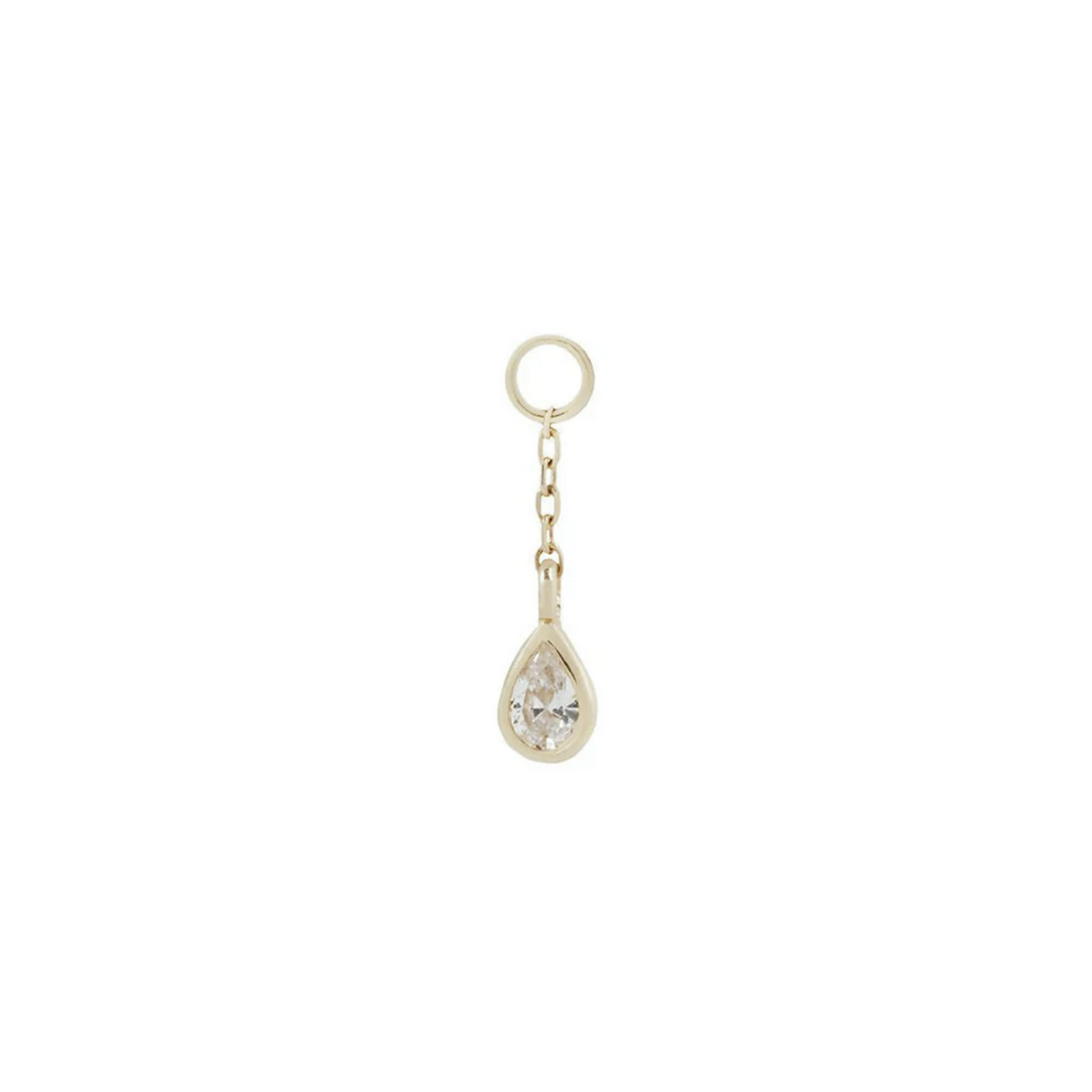 Concorde Charm with CZ and Chain From Buddha