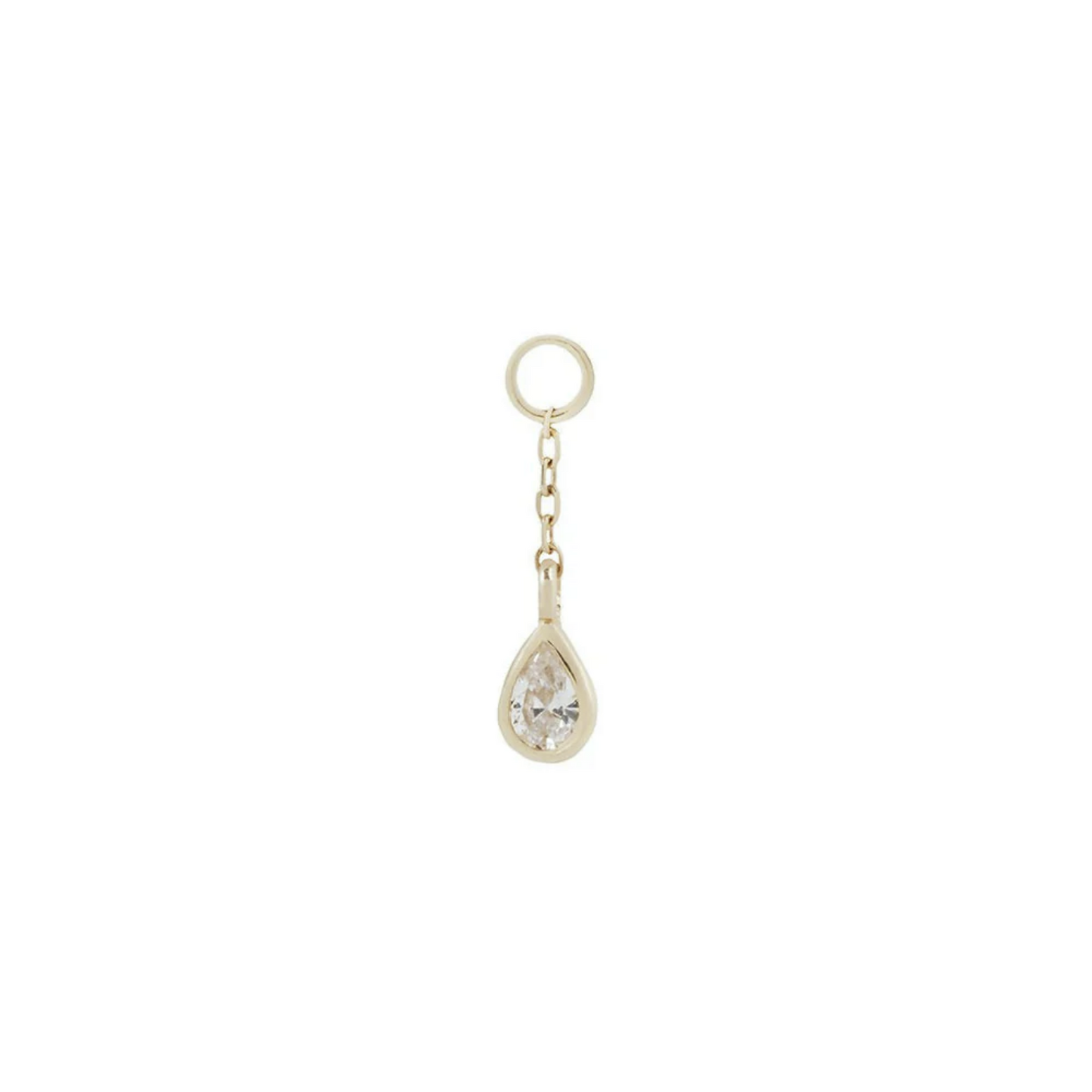 Concorde Charm with CZ and Chain From Buddha