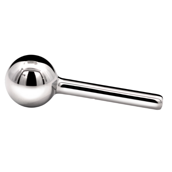 Titanium 16g Barbell with Fixed Ball - Threadless