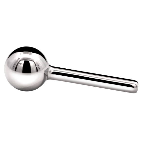 Titanium 16g Barbell with Fixed Ball - Threadless