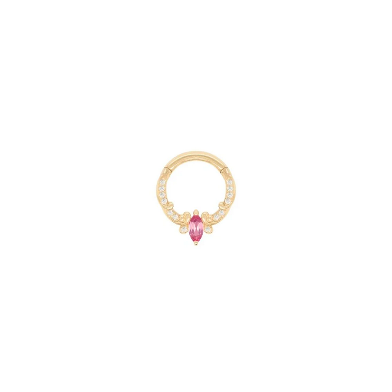 Coterie with Pink Tourmaline Clicker — Buddha
