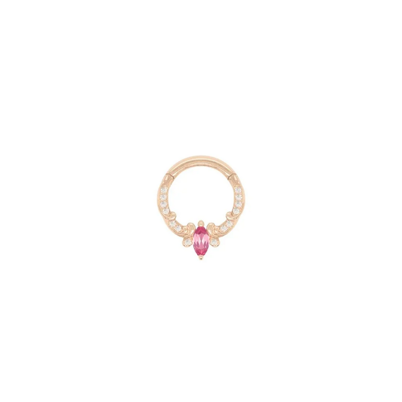 Coterie with Pink Tourmaline Clicker — Buddha