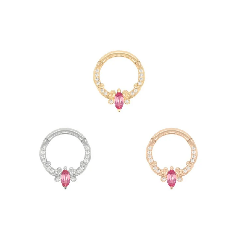 Coterie with Pink Tourmaline Clicker — Buddha