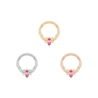 Coterie with Pink Tourmaline Clicker — Buddha