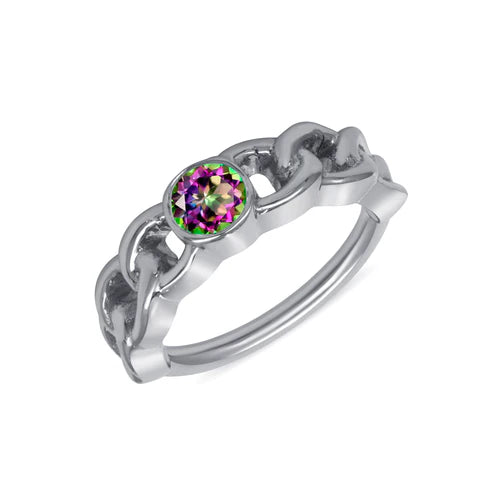 Curb Bezel Seamless Ring — Norvoch