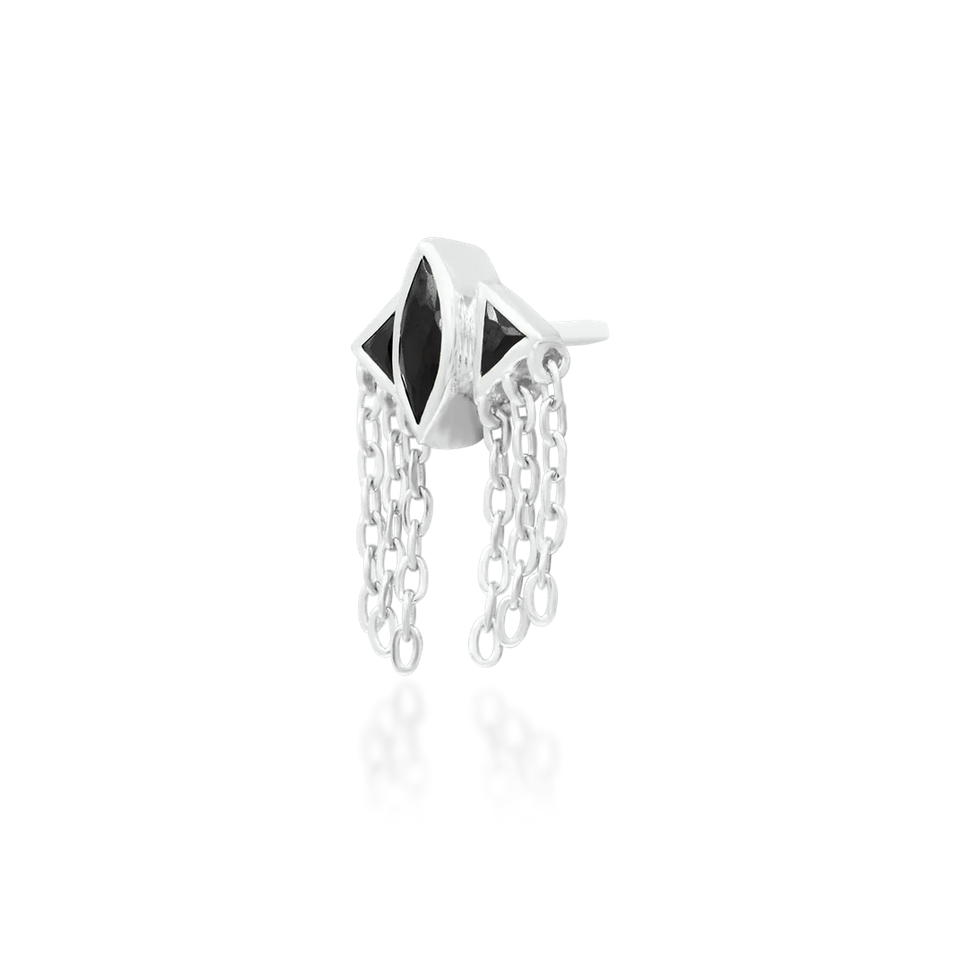 Cyrene with Black CZ — Junipurr