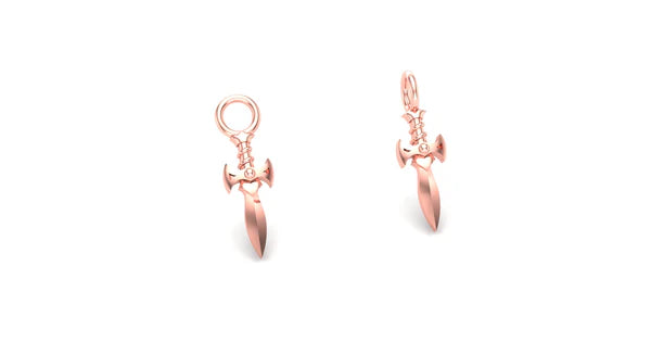 Dagger Charm from Mushroom — M.US.HROOM