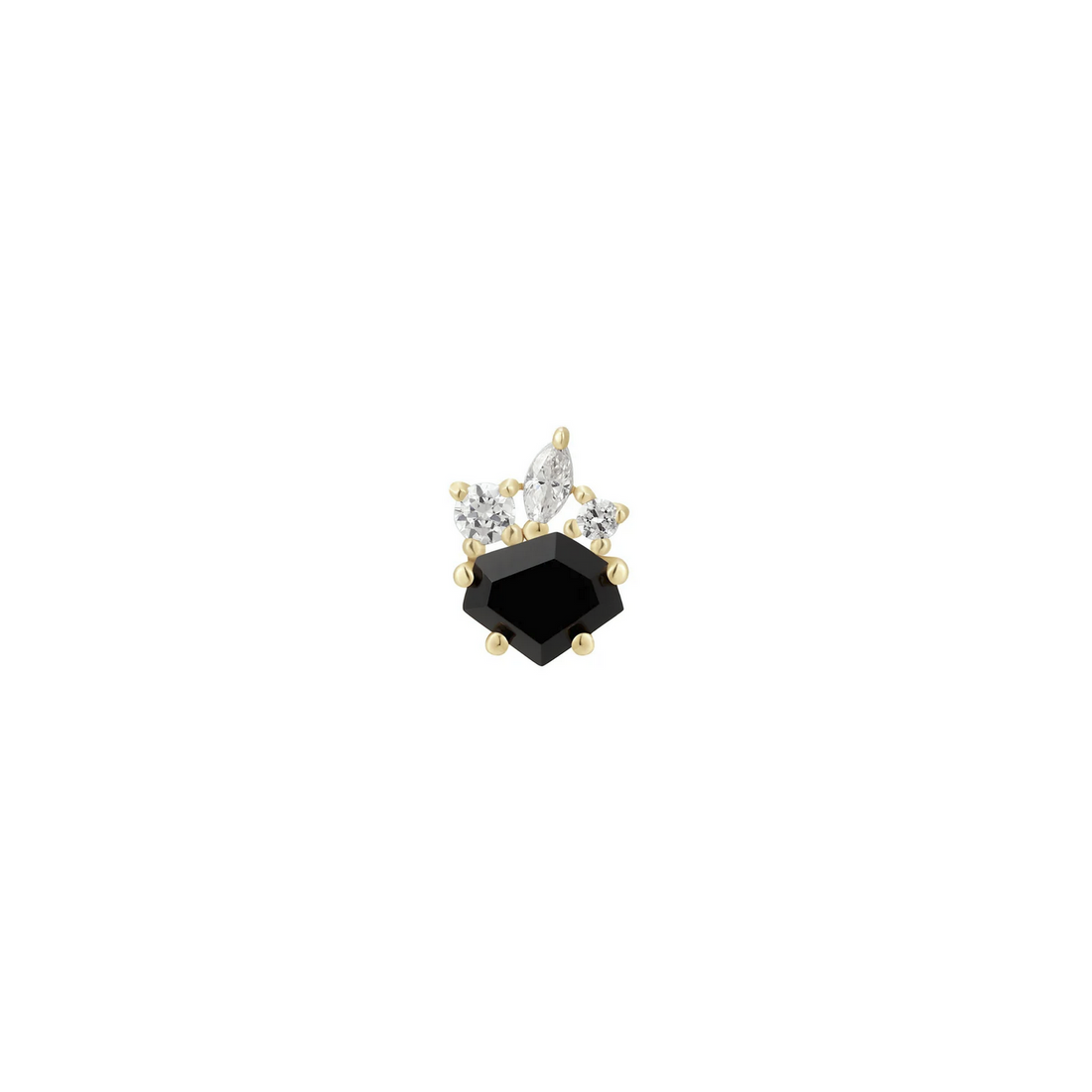 Darque with Agate and CZ — Buddha
