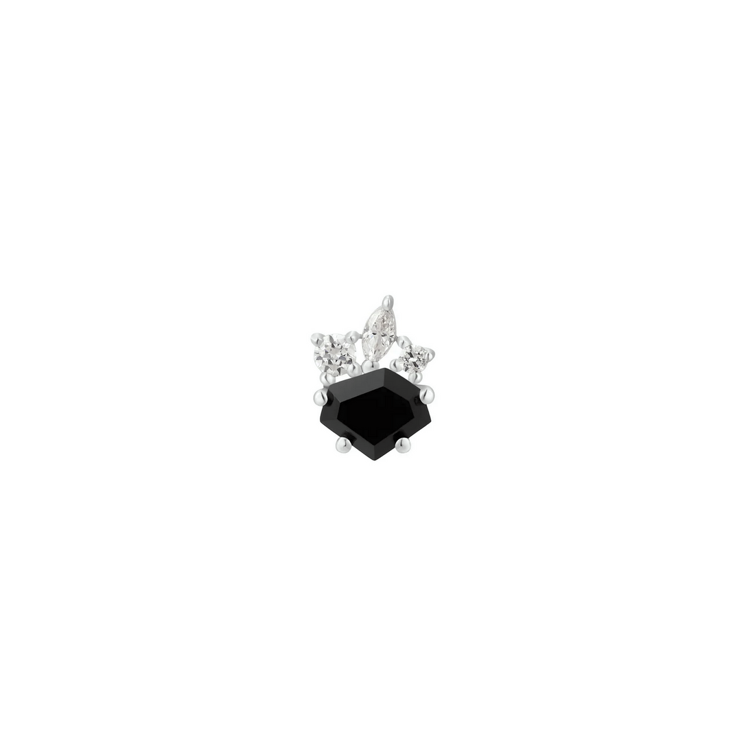 Darque with Agate and CZ — Buddha