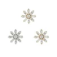 Deliah Baguette Flower CZ — Buddha