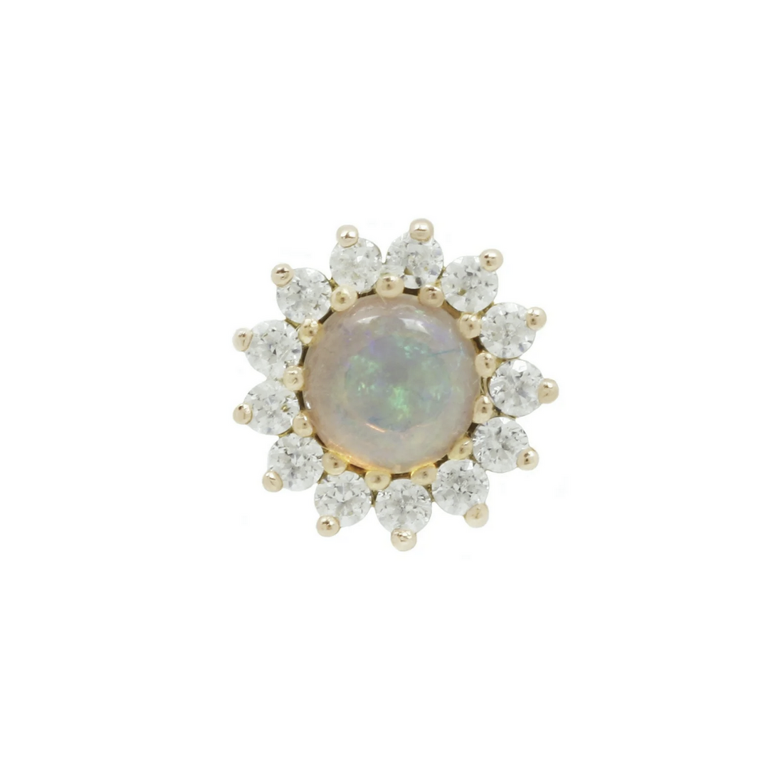 Delphine Opal and CZ — Buddha