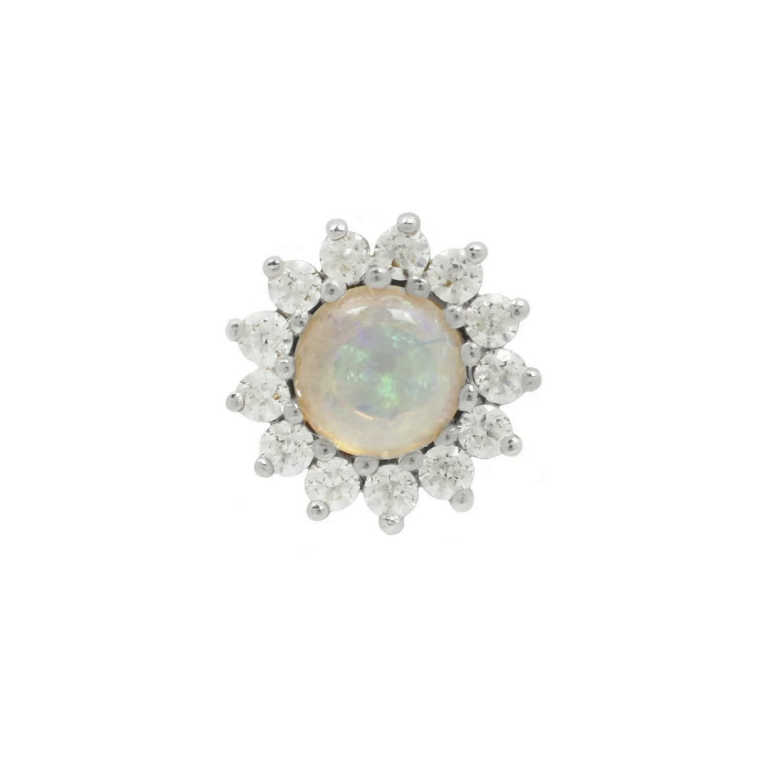 Delphine Opal and CZ — Buddha