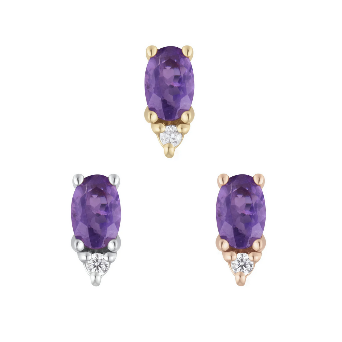 Desden with Amethyst and CZ — Buddha