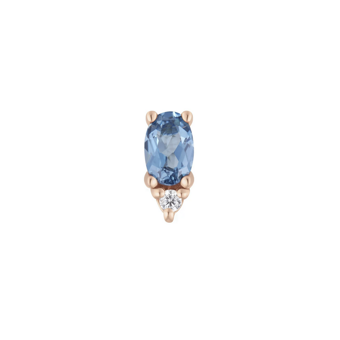 Desden with London Blue Topaz and CZ — Buddha