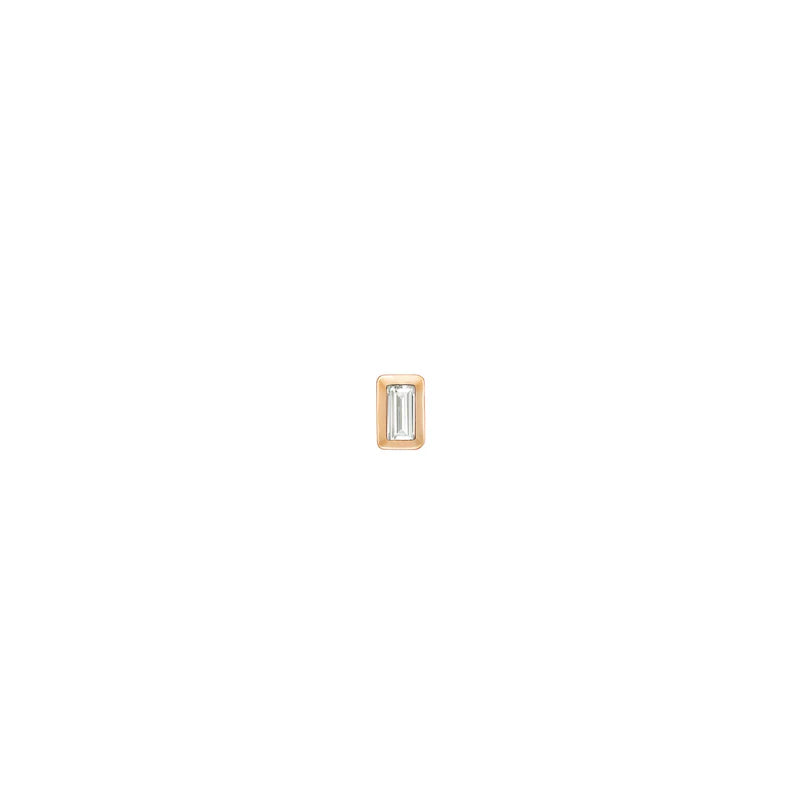 Diamond Baguette Solitaire Bezel — Modern Mood
