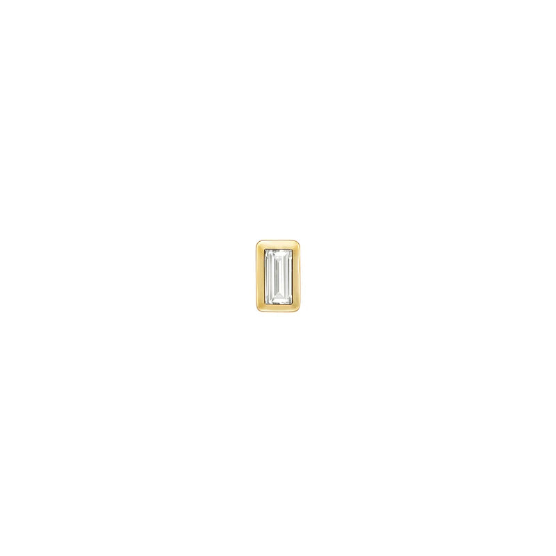 Diamond Baguette Solitaire Bezel — Modern Mood