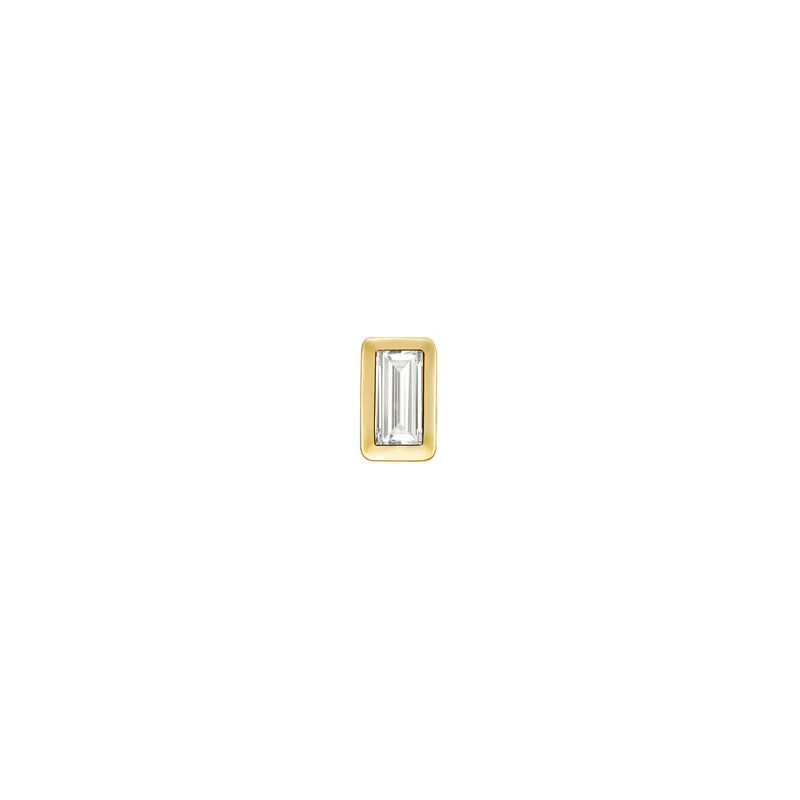 Diamond Baguette Solitaire Bezel — Modern Mood