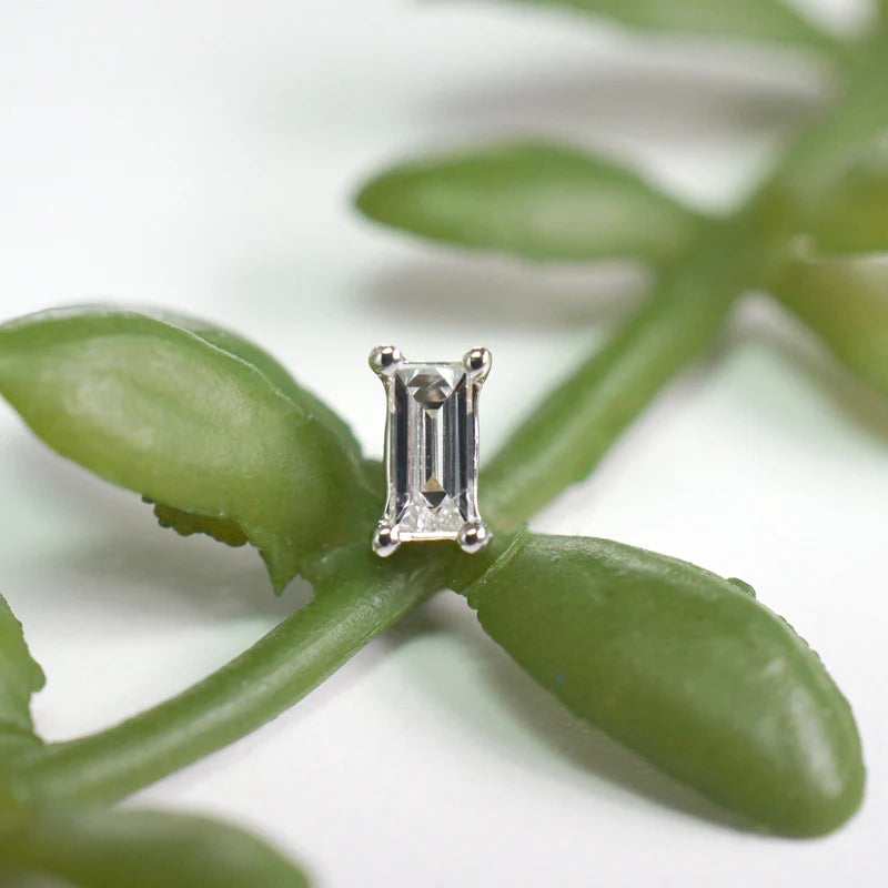 Diamond Baguette Solitaire Prong — Modern Mood