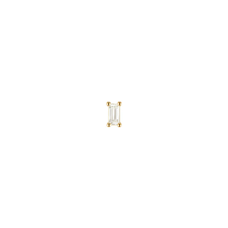 Diamond Baguette Solitaire Prong — Modern Mood