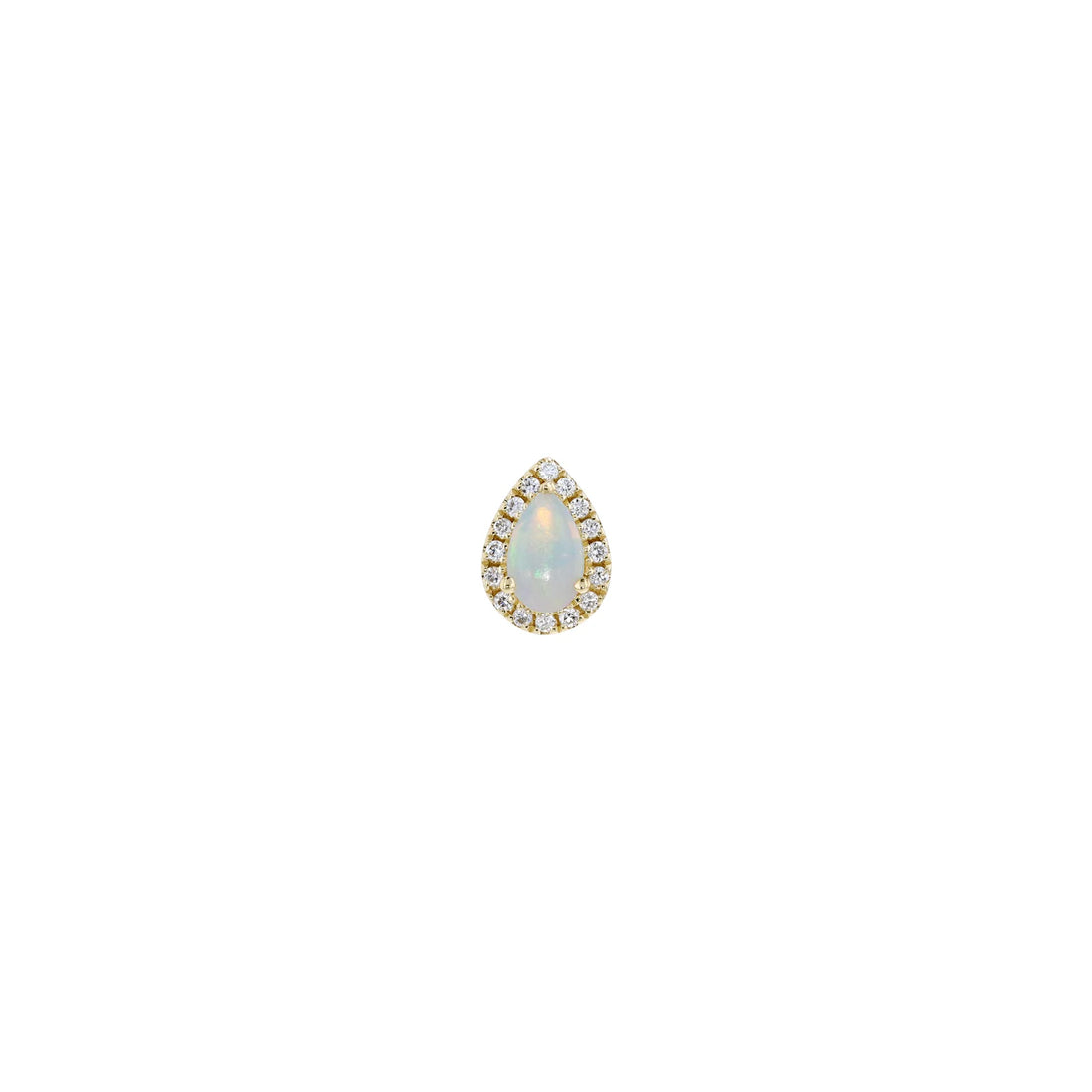 Diamond Halo - Pear Cabochon — Modern Mood