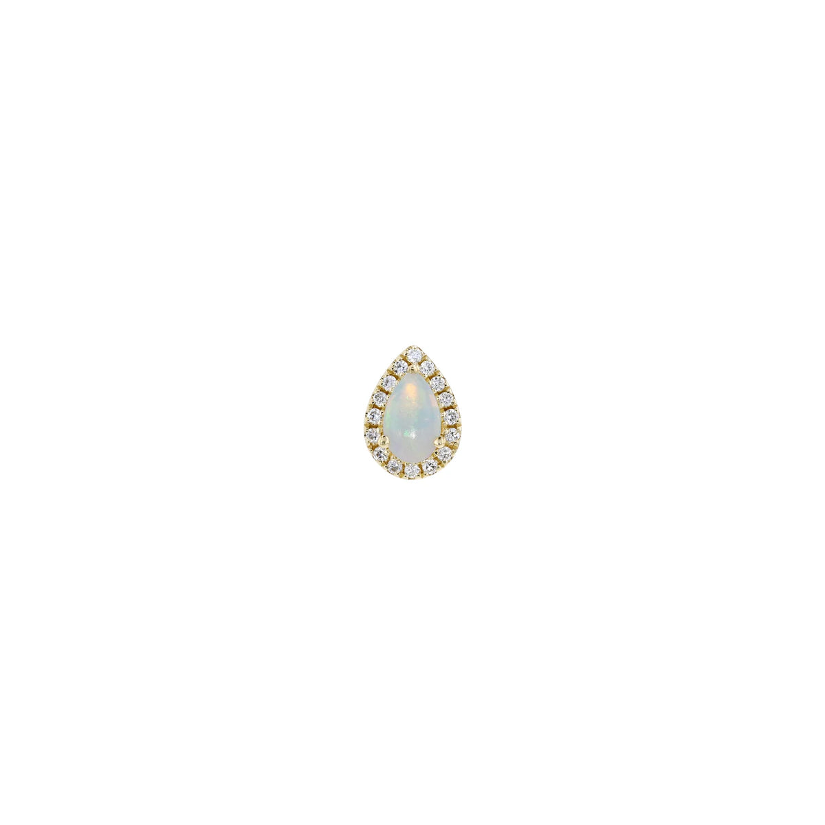Diamond Halo - Pear Cabochon — Modern Mood