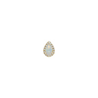 Diamond Halo - Pear Cabochon — Modern Mood