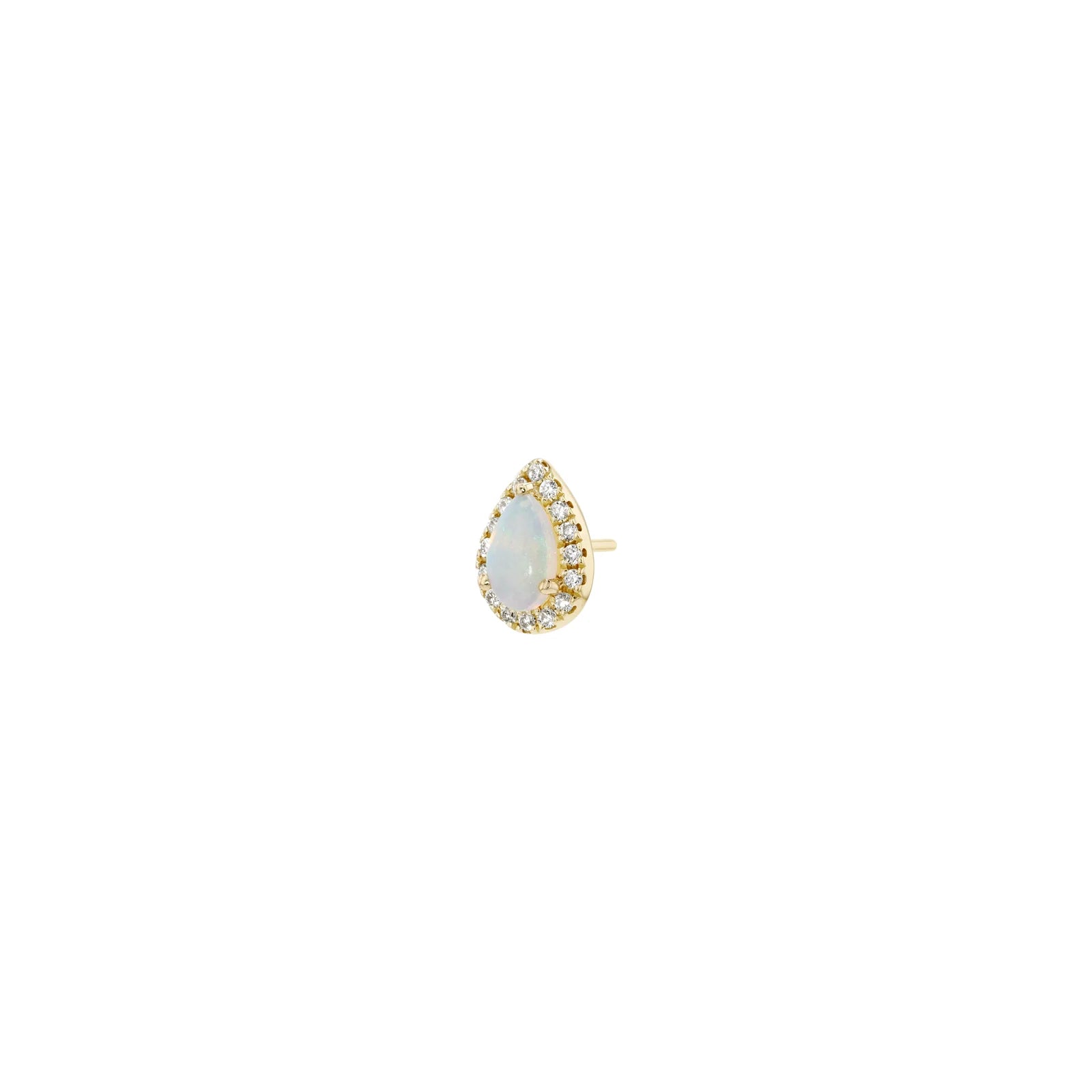 Diamond Halo - Pear Cabochon from Modern Mood