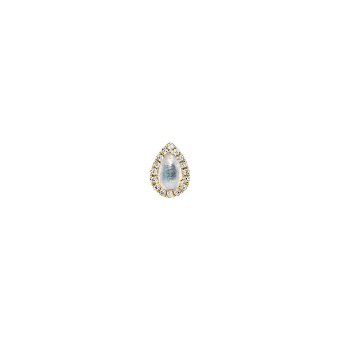 Diamond Halo - Pear Cabochon — Modern Mood