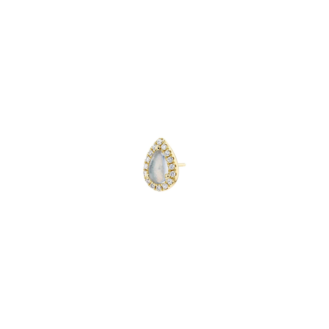 Diamond Halo - Pear Cabochon — Modern Mood