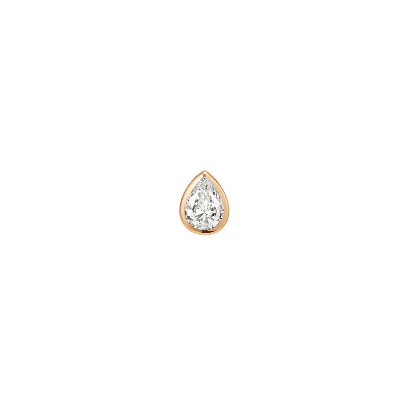 Diamond Pear Solitaire Bezel — Modern Mood