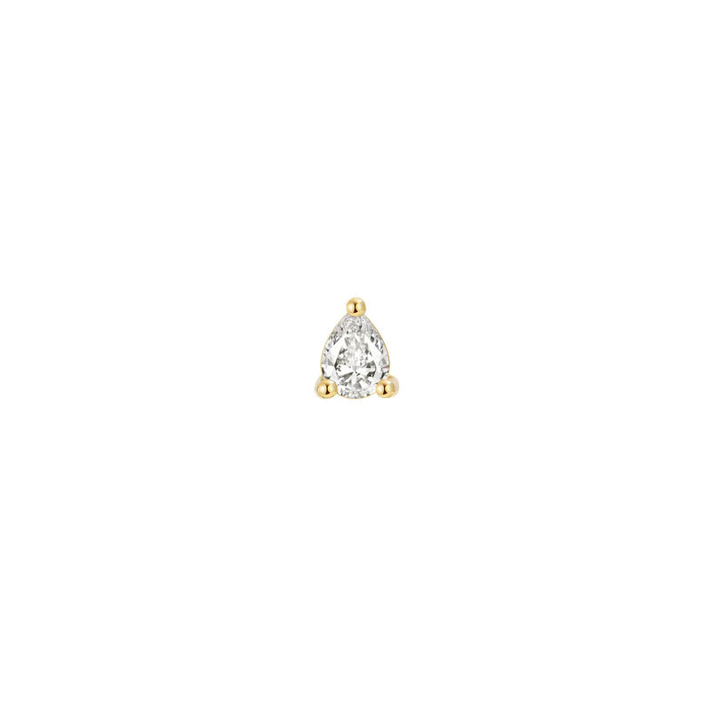 Diamond Pear Solitaire Prong — Modern Mood