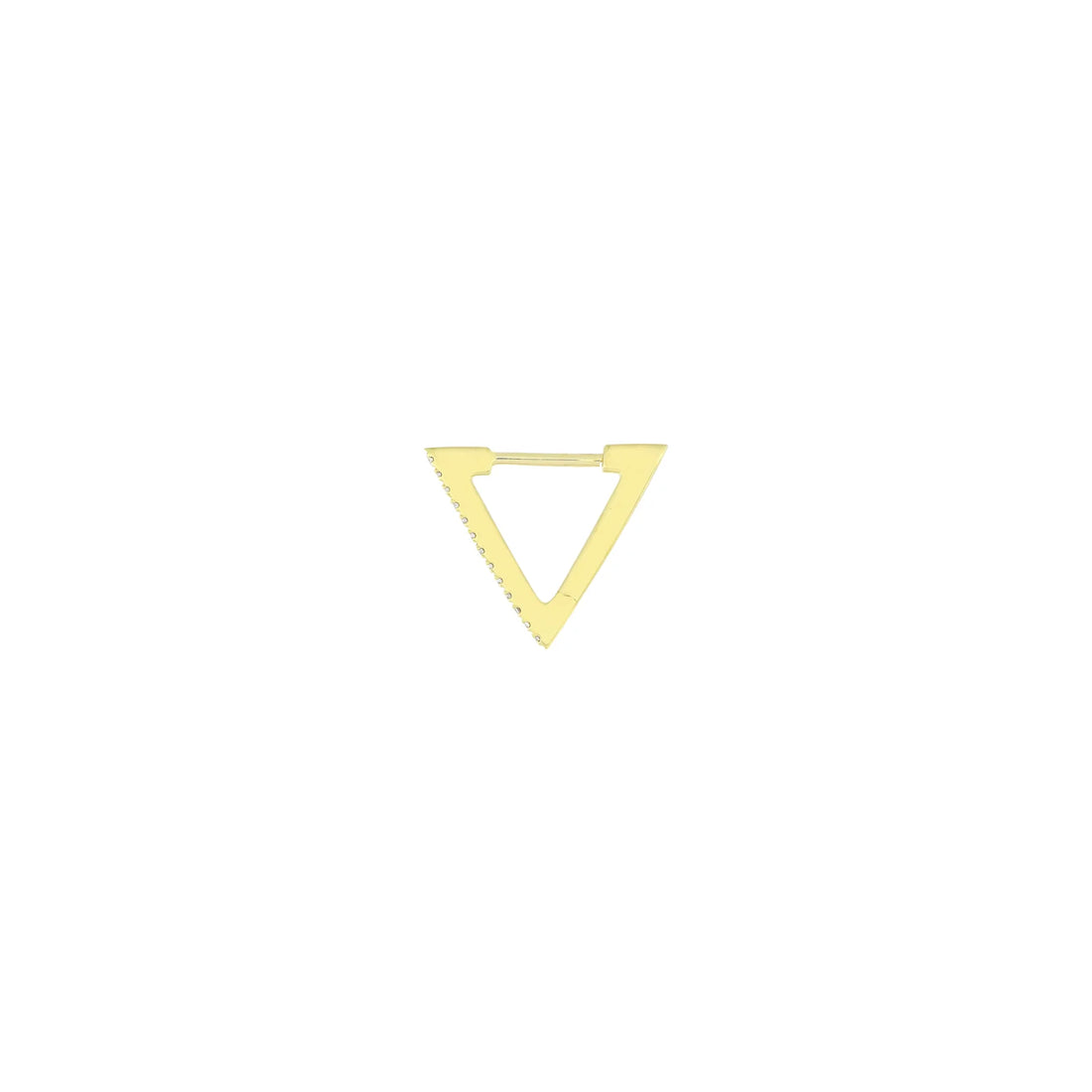 Diamond Point Huggie — Modern Mood