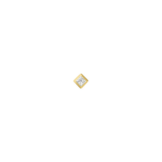 Diamond Princess Square Solitaire Bezel from Modern Mood