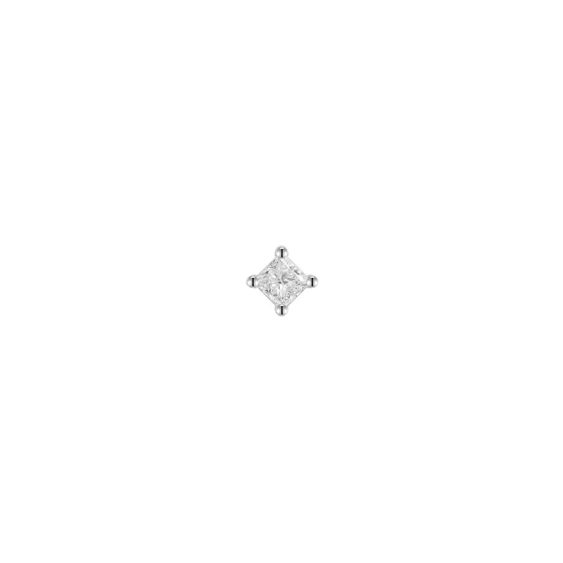 Diamond Princess Square Solitaire Prong — Modern Mood